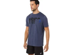 ASICS SHORT SLEEVE STRIPED POCKET TEE-Men Extended Sizes|T-Shirts & Tops