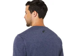 ASICS SHORT SLEEVE STRIPED POCKET TEE-Men Extended Sizes|T-Shirts & Tops