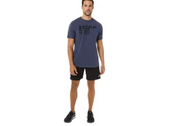ASICS SHORT SLEEVE STRIPED POCKET TEE-Men Extended Sizes|T-Shirts & Tops