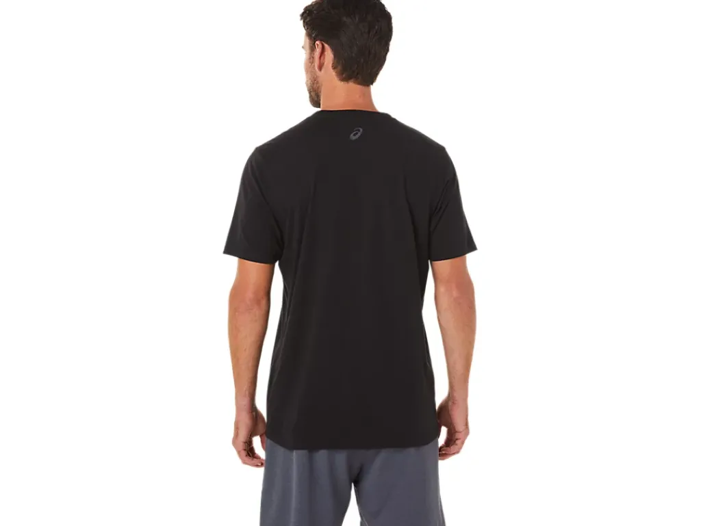 ASICS SHORT SLEEVE STRIPED POCKET TEE-Men Extended Sizes|T-Shirts & Tops
