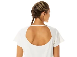 ASICS SIDE SLIT SHORT SLEEVE TOP-Women T-Shirts & Tops