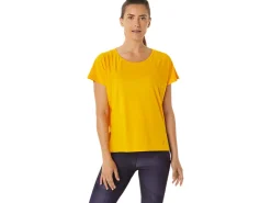 ASICS SIDE SLIT SHORT SLEEVE TOP-Women T-Shirts & Tops