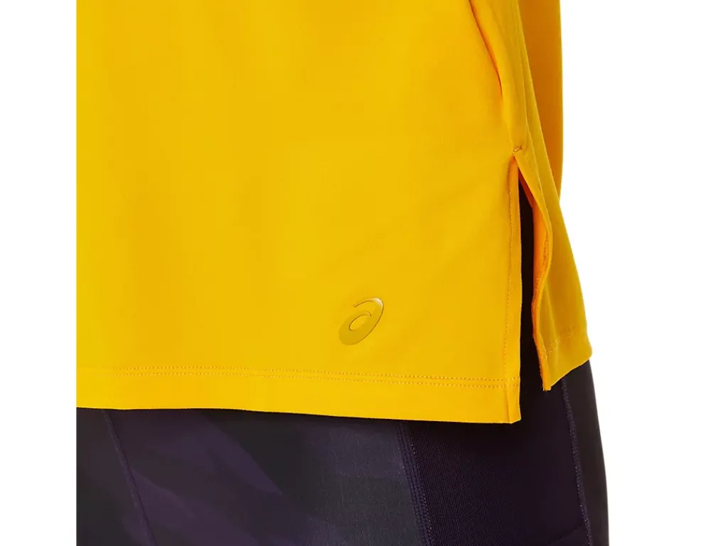 ASICS SIDE SLIT SHORT SLEEVE TOP-Women T-Shirts & Tops