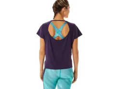ASICS SIDE SLIT SHORT SLEEVE TOP-Women T-Shirts & Tops