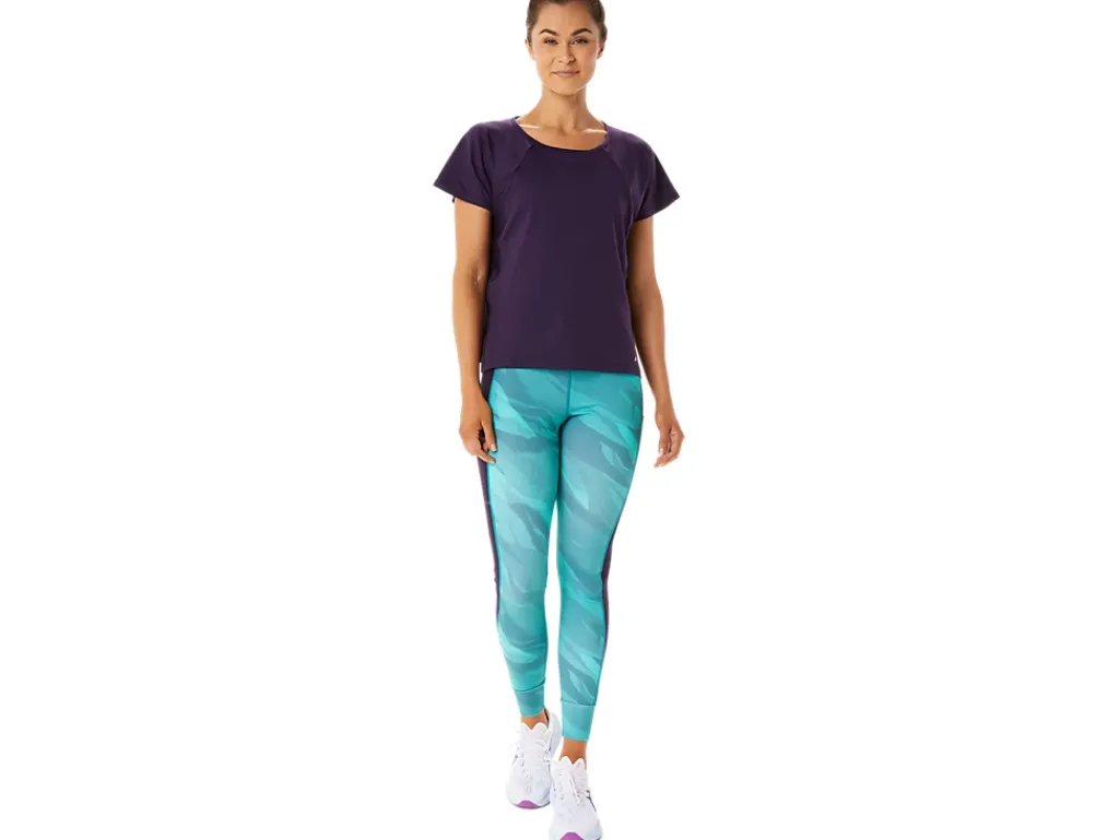 ASICS SIDE SLIT SHORT SLEEVE TOP-Women T-Shirts & Tops