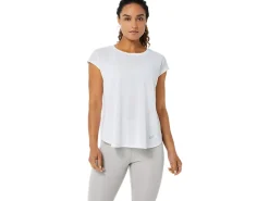 ASICS SLIT SHORT SLEEVE TOP-Women T-Shirts & Tops