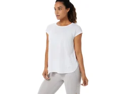 ASICS SLIT SHORT SLEEVE TOP-Women T-Shirts & Tops