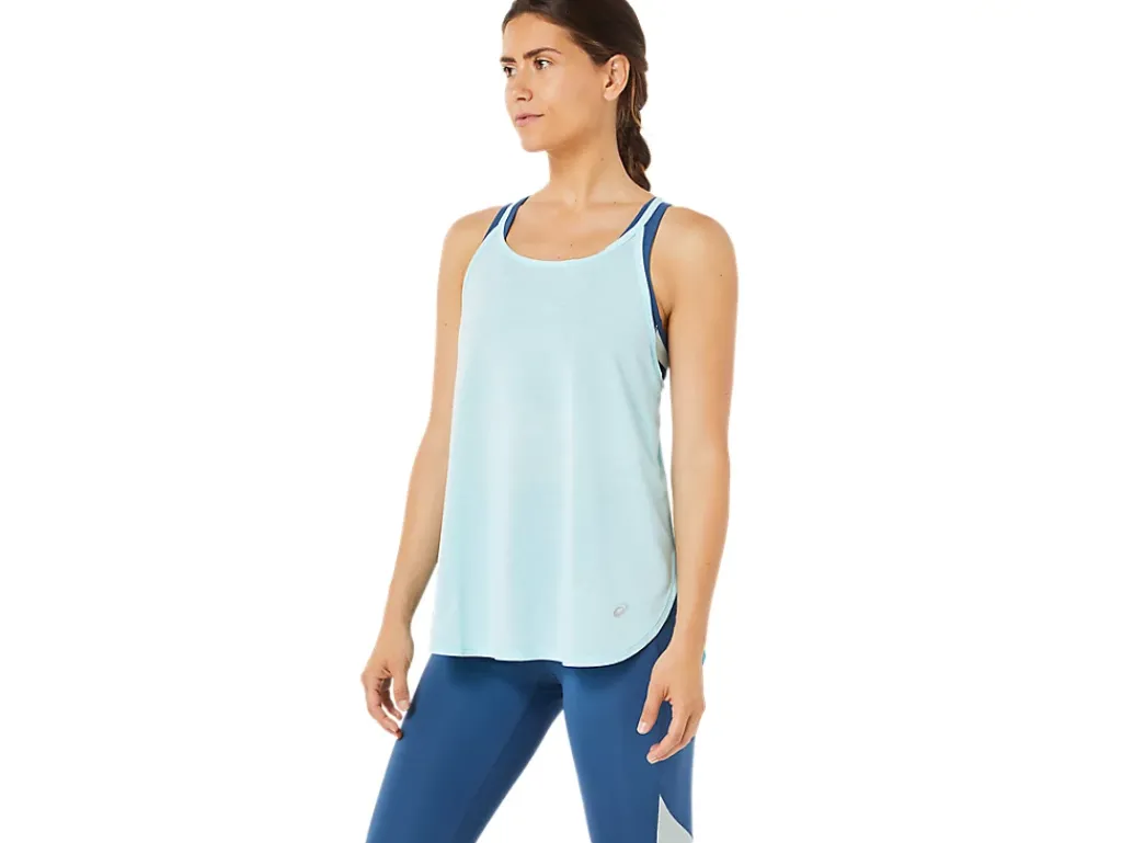 ASICS SLIT SLEEVELESS TOP-Women T-Shirts & Tops