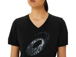 ASICS SPIRAL ;a; AIRBRUSH TIGER PRINT VNECK-Women Extended Sizes|T-Shirts & Tops