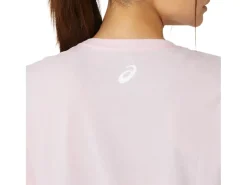 ASICS SUNFLOWER SLOGAN V-NECK-Women Extended Sizes|T-Shirts & Tops