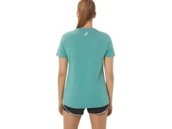 ASICS SUNFLOWER SLOGAN V-NECK-Women Extended Sizes|T-Shirts & Tops