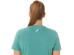ASICS SUNFLOWER SLOGAN V-NECK-Women Extended Sizes|T-Shirts & Tops
