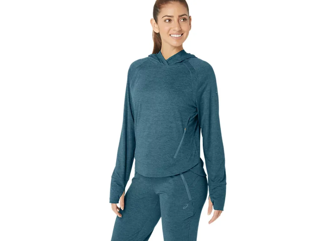ASICS TECH PO HOODIE 2.0-Women Hoodies & Sweatshirts