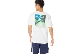 ASICS UNISEX GO RUN OUTSIDE CREW TEE-Women Extended Sizes|T-Shirts & Tops