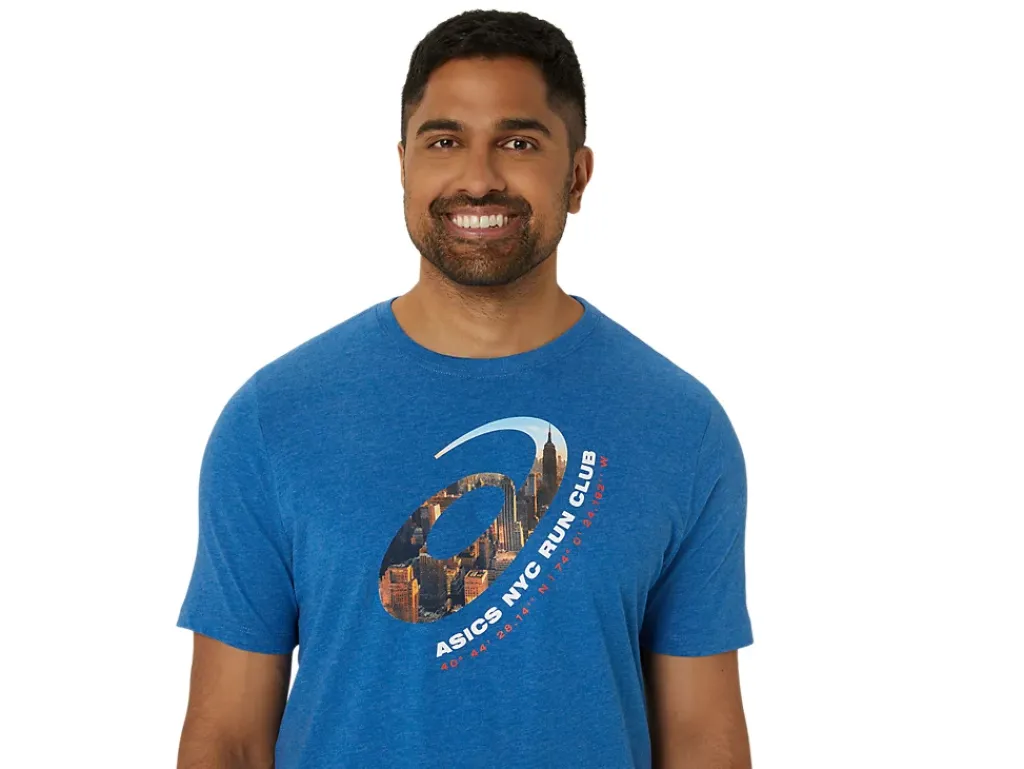 ASICS UNISEX NYC RUN CLUB 2.0 CREW-Women T-Shirts & Tops|Training