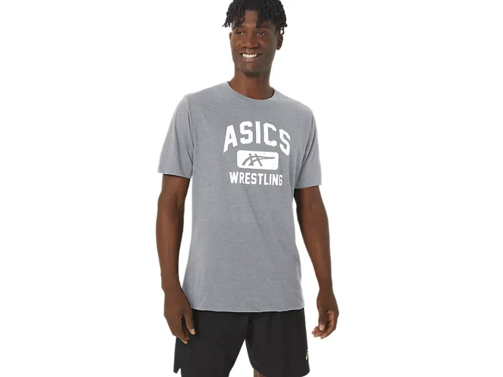 ASICS UNISEX WRESTLING GRAPHIC TEE-Women Wrestling|T-Shirts & Tops