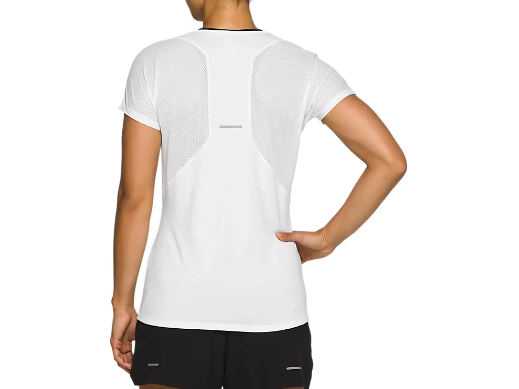ASICS V-NECK SHORT SLEEVE TOP-Women T-Shirts & Tops