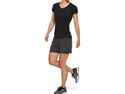 ASICS V-NECK SHORT SLEEVE TOP-Women T-Shirts & Tops