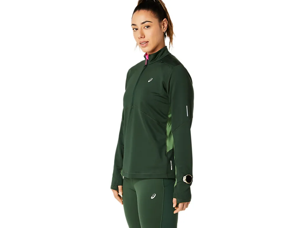 ASICS WINTER RUN 1/2 ZIP MID LAYER-Women T-Shirts & Tops