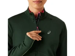ASICS WINTER RUN 1/2 ZIP MID LAYER-Women T-Shirts & Tops