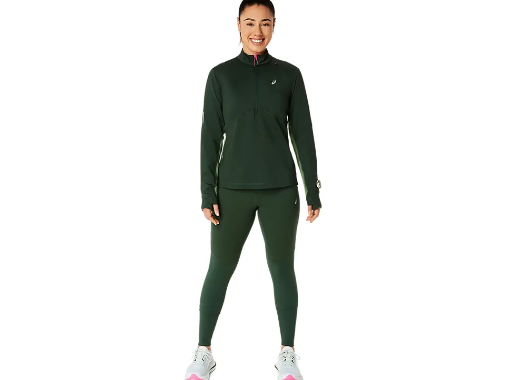 ASICS WINTER RUN 1/2 ZIP MID LAYER-Women T-Shirts & Tops