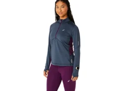 ASICS WINTER RUN 1/2 ZIP MID LAYER-Women T-Shirts & Tops