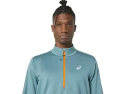 ASICS WINTER RUN 1/2 ZIP MID LAYER-Men T-Shirts & Tops