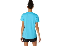 ASICS XG SHORT SLEEVE V-NECK-Women T-Shirts & Tops